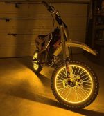 Luces rin llantas moto pracktico